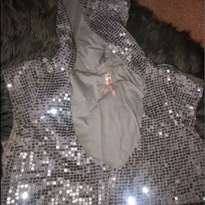*NEVER WORN* Free People Hooded crop Sequin